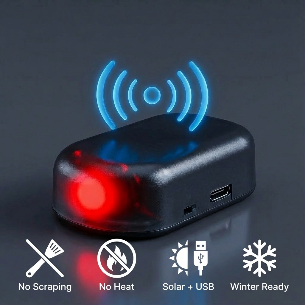 Electromagnetic Car Window Anti-Freeze Device