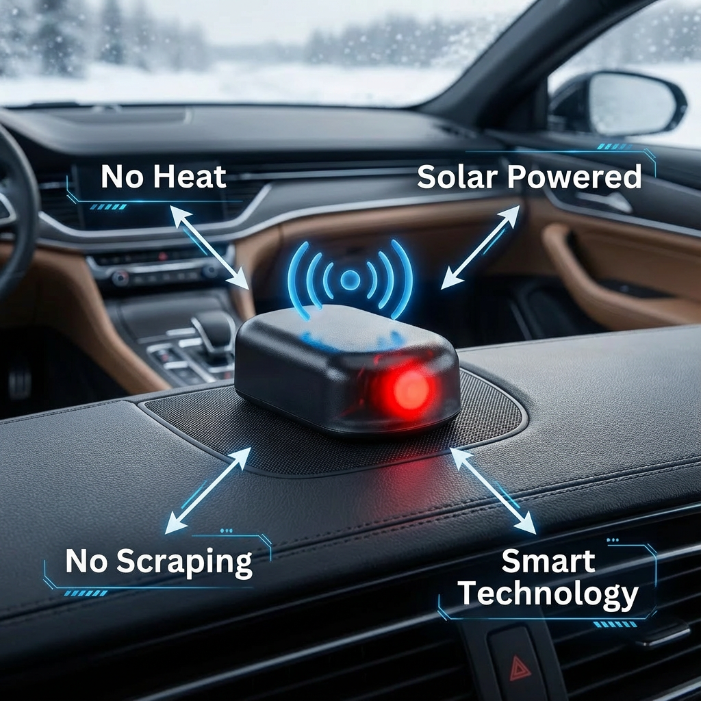 Electromagnetic Car Window Anti-Freeze Device